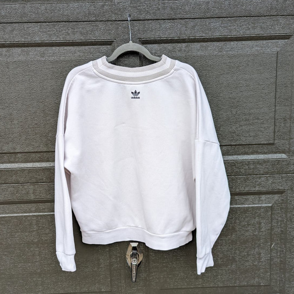 Adidas Originals Adibreak Spellout Logo Pullover Jumper Sweatshirt Ivory - Picture 5 of 5